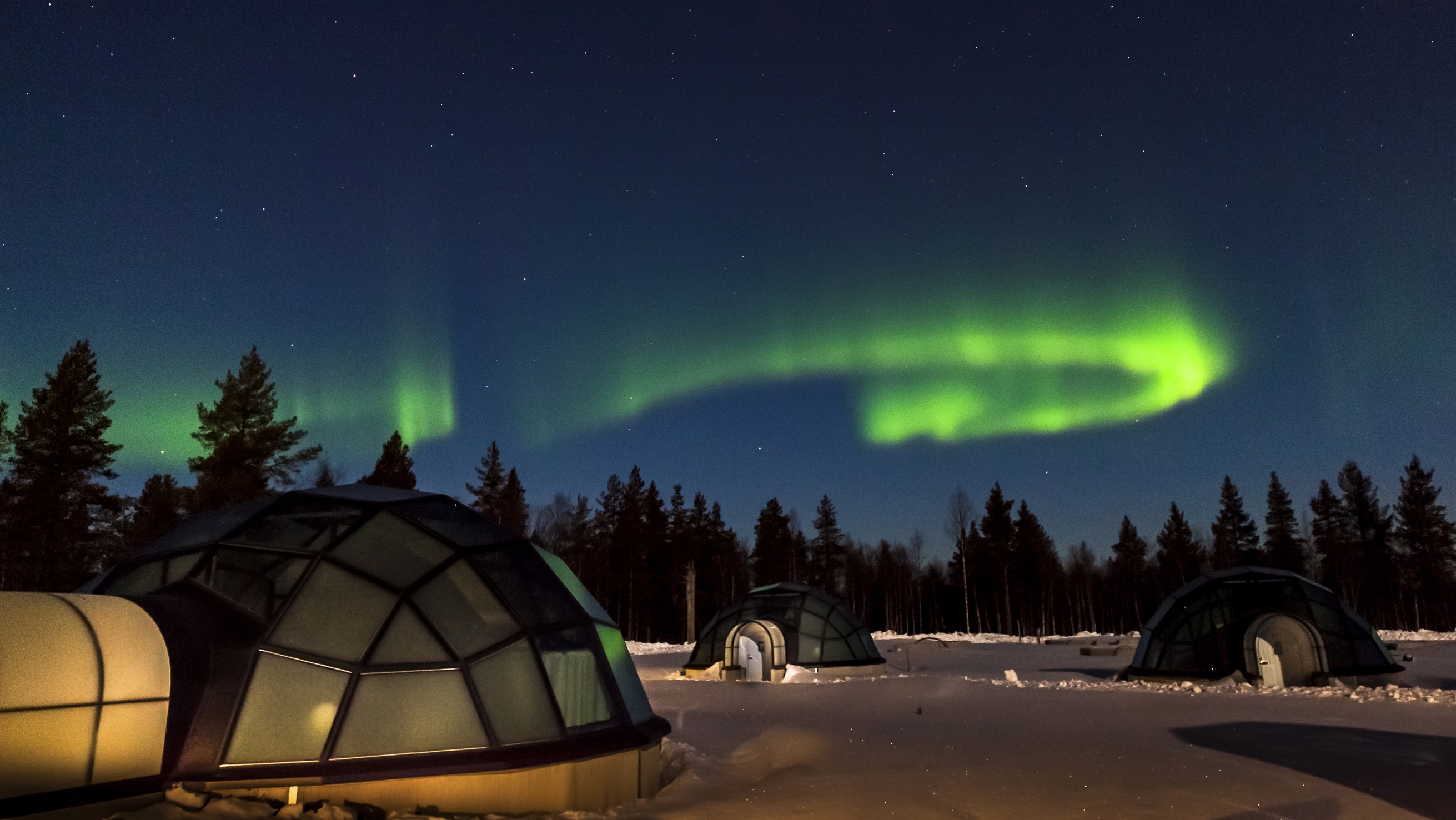 Glass igloos