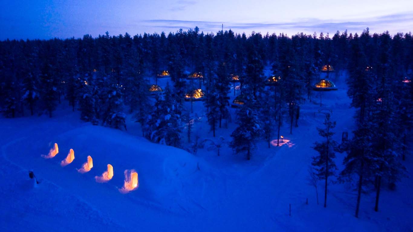 snow igloo